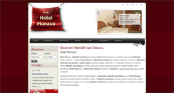 Desktop Screenshot of hotel-monaco.cz